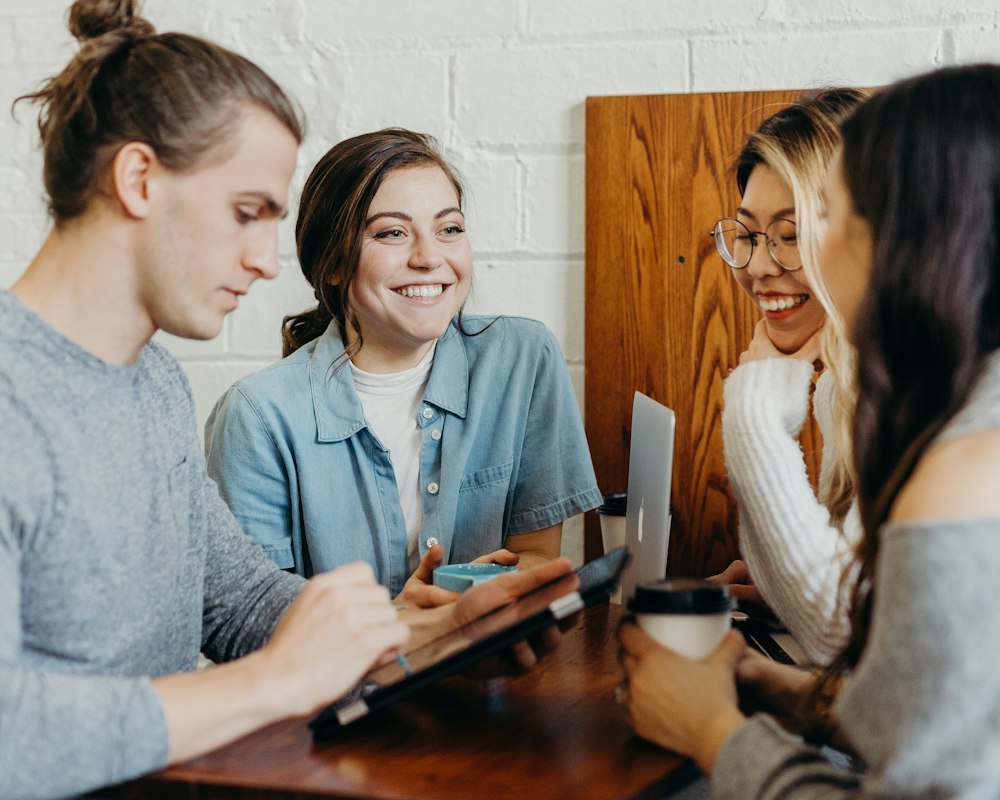 Students discussing